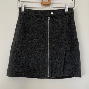 Madewell wool skirt